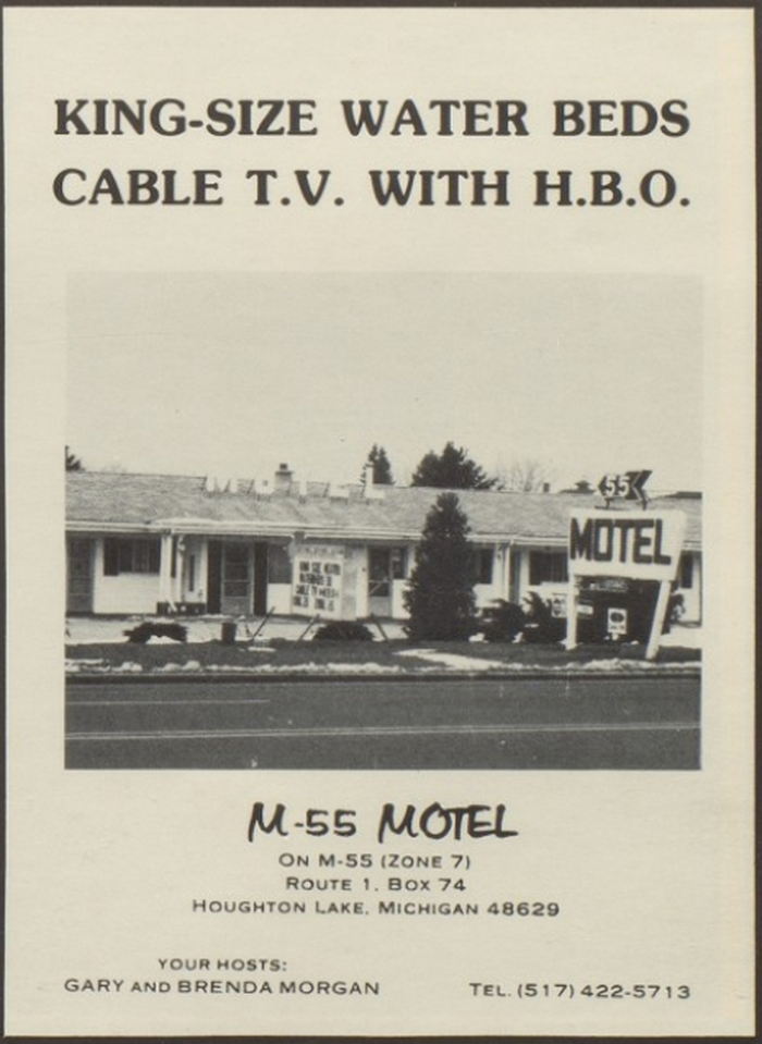 M-55 Motel - 1982 High School Yearbook Ad